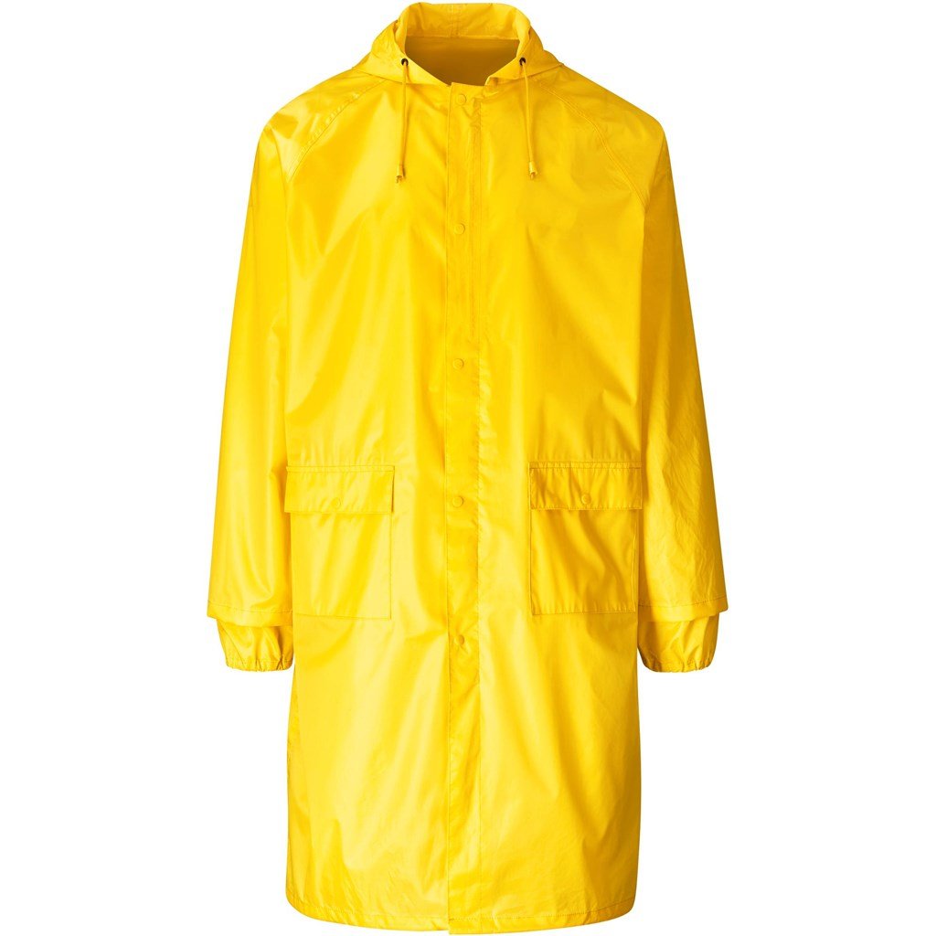 Thunder Polyester and PVC Raincoat Rainsuit L / Yellow / Y