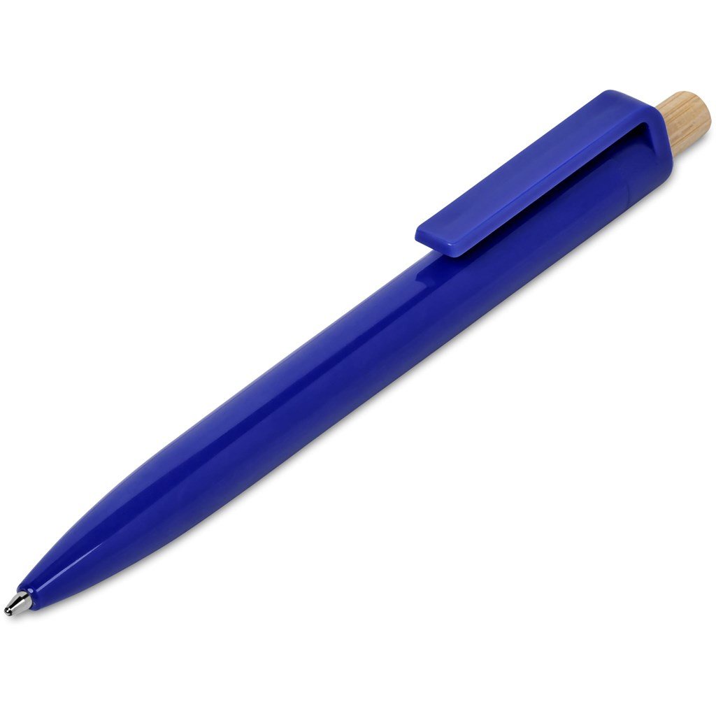 Tickit Recycled Plastic & Bamboo Ball Pen BLUE - Eco Friendly Pens and Sets,Writing Instruments,Recycled Writing Instruments