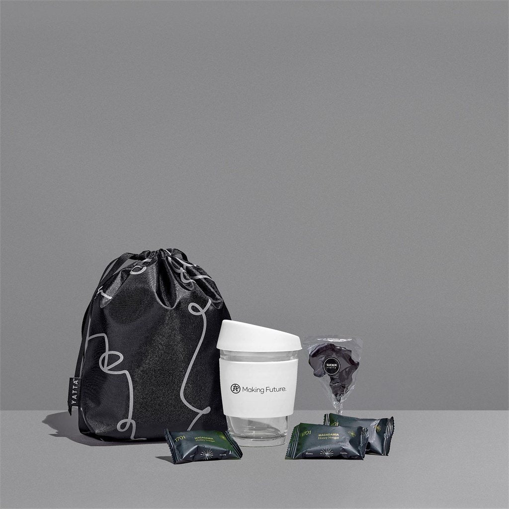 Tiny Treasure Hamper SOLID WHITE - Desk Drop Hampers