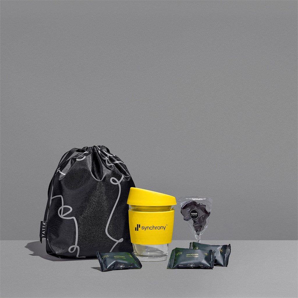 Tiny Treasure Hamper YELLOW - Desk Drop Hampers