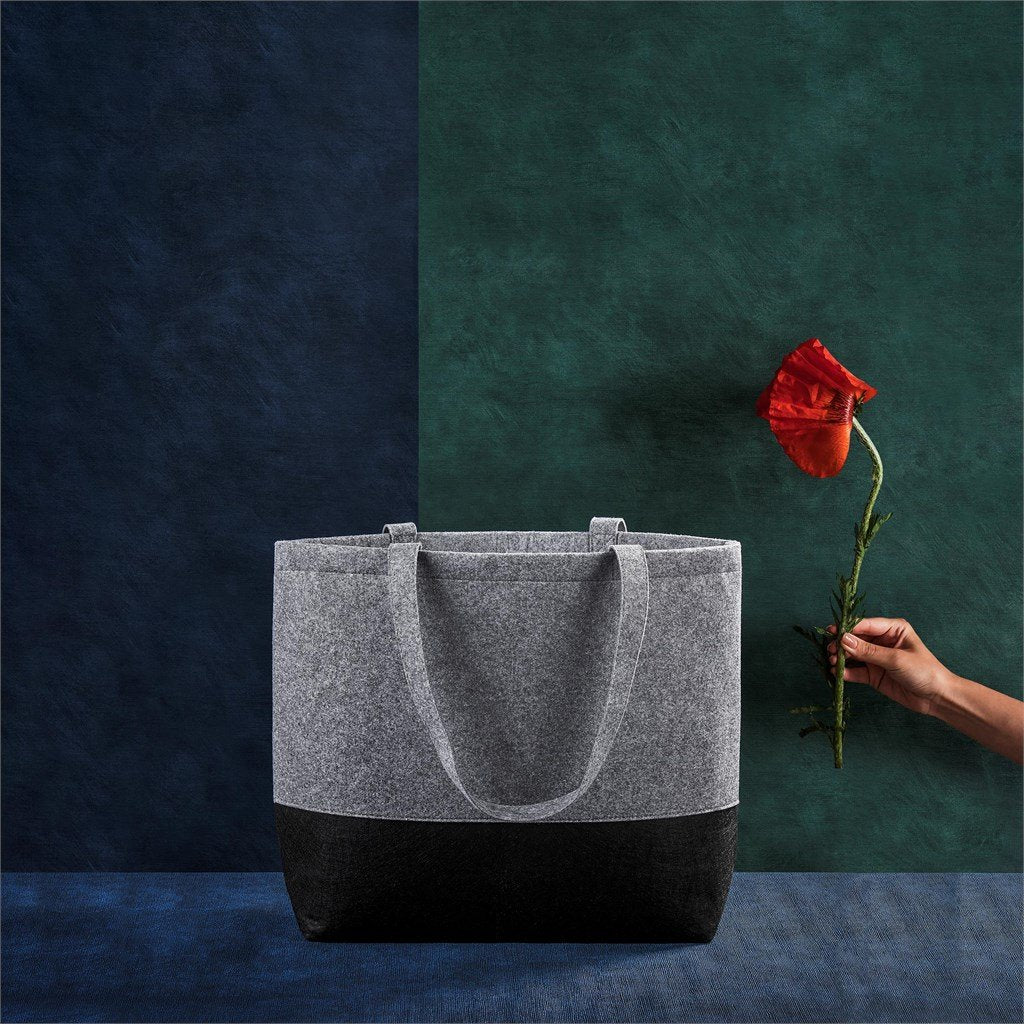 Toku Recycled PET Felt Large Tote GREY - Eco-Friendly Bags,Shoppers and Totes,Recycled Products,Bags,Bags,Recycled Bags