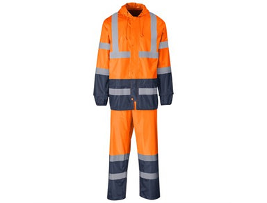 Torrent Two-Tone Hi-Viz Ref Polyester/PVC Rainsuit-