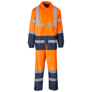Torrent Two-Tone Hi-Viz Ref Polyester/PVC Rainsuit-2XL-Orange-O
