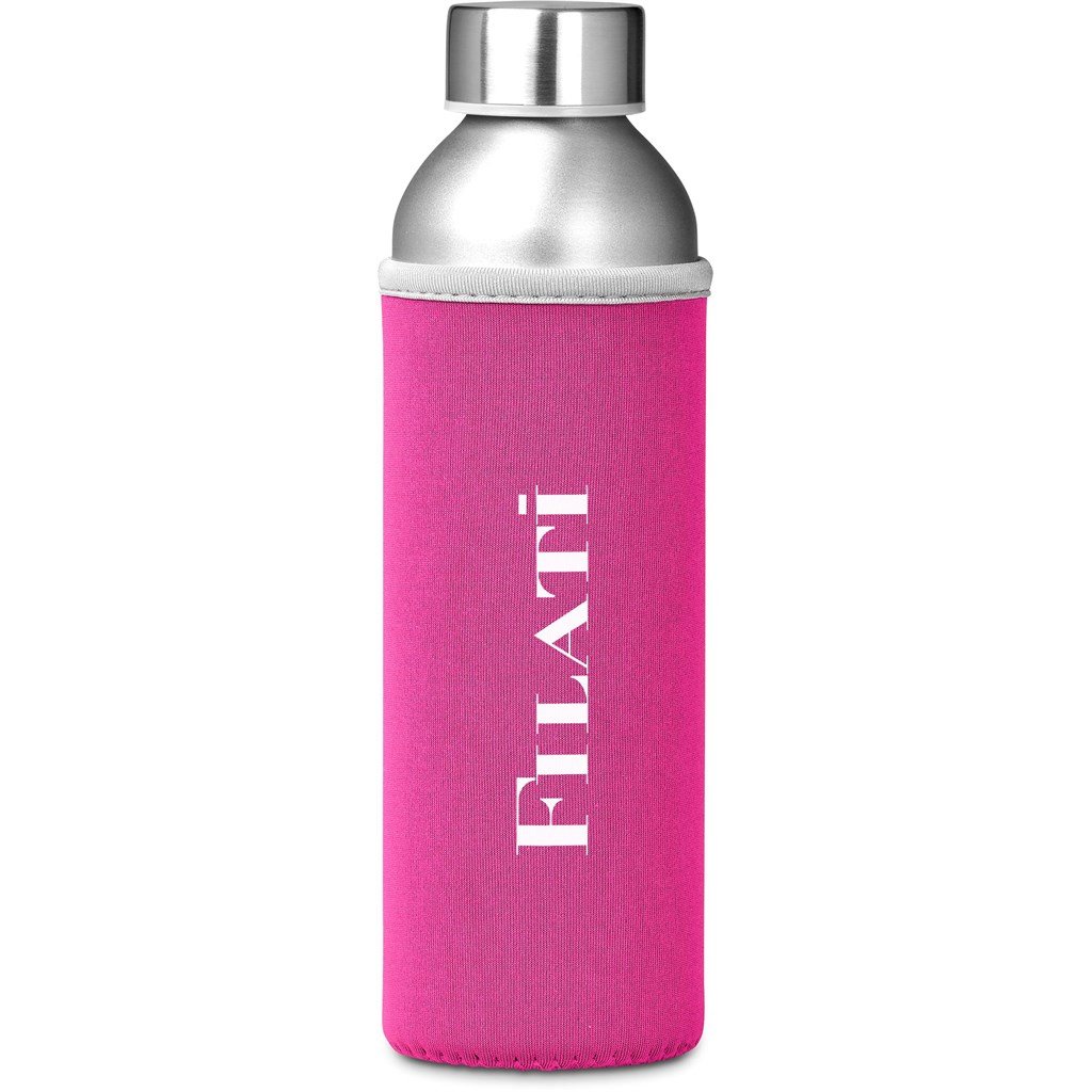 Tosla Recycled Aluminium Water Bottle - 650ml PINK - Bottles,Recycled Drinkware