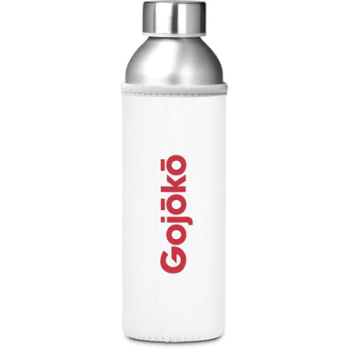 Tosla Recycled Aluminium Water Bottle - 650ml SOLID WHITE - Bottles,Recycled Drinkware