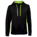 Track Hooded Sweater Black/Lime / XS / Regular - Sweaters