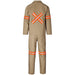 Trade Polycotton Conti - Suit Reflective Arms Legs & Back - Orange Tape