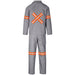 Trade Polycotton Conti - Suit Reflective Arms Legs & Back - Orange Tape