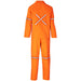 Trade Polycotton Conti - Suit Reflective Arms Legs & Back - Orange Tape