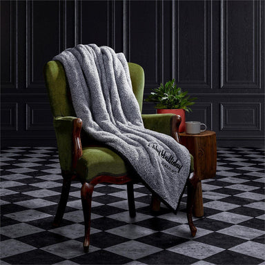 Tranquil Sherpa Fleece Blanket BLACK - Blankets,Blankets