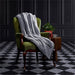 Tranquil Sherpa Fleece Blanket BLACK - Blankets,Blankets