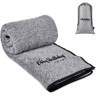 Tranquil Sherpa Fleece Blanket BLACK - Blankets,Blankets