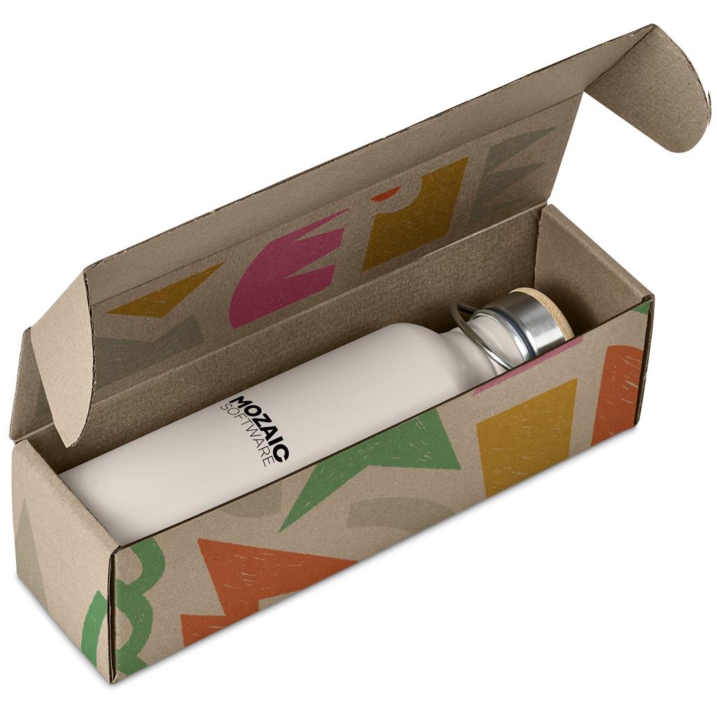 Tugela Bottle in Bianca Custom Gift Box CREAM - Bottles Flasks And Tall Tumblers In Boxes,Custom Packaging