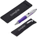 Turbo Tide Ball Pen in Felt Pouch PURPLE - Writing Instruments,Metal Pens,Pen Sets,Writing Instruments,Pen Clearance