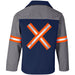 Two-Tone Polycotton Work Jacket - Reflective Arms & Back - Orange Tape