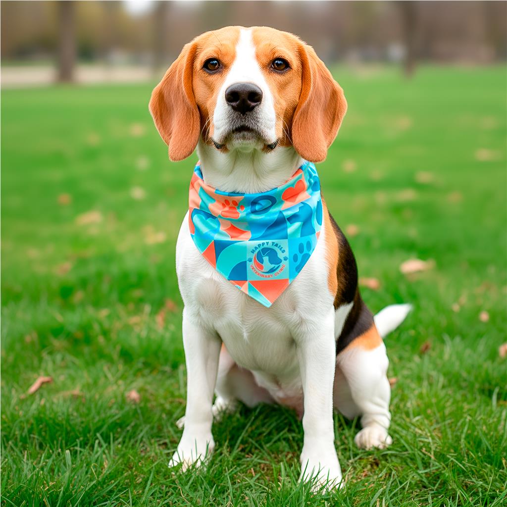 Custom Tyson Small Polyester Dog Bandana S / SOLID WHITE - Pet Accessories,Custom Accessories