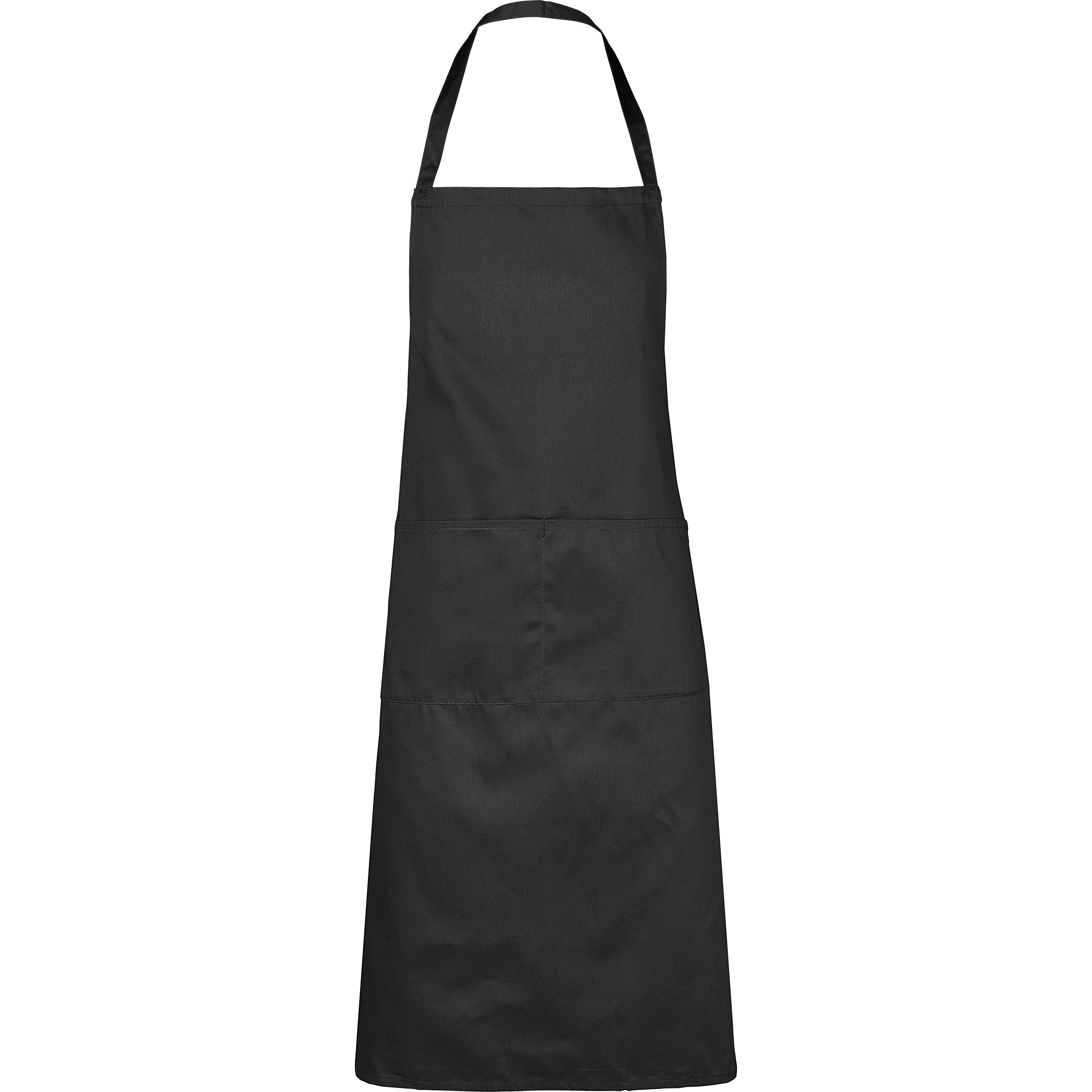 Unisex Cooking / Service Industry Apron Black / BL - Aprons