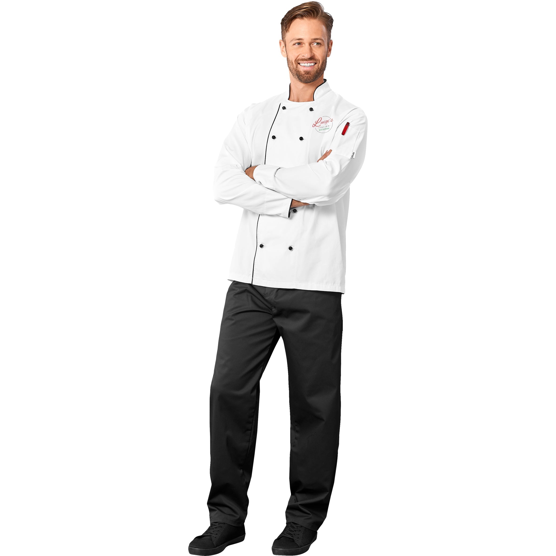 Unisex Long Sleeve Dijon Chef Jacket - Chef’s Jackets