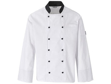 Unisex Long Sleeve Toulon Chef Jacket-Chef's Jackets