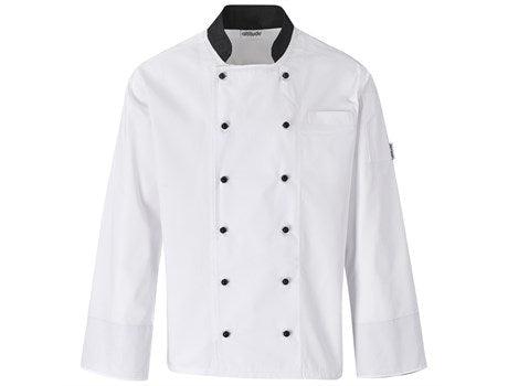 Unisex Long Sleeve Toulon Chef Jacket-Chef's Jackets