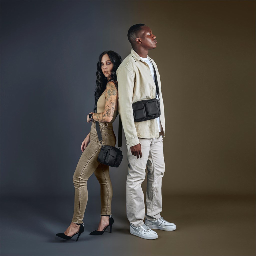 Unisex Tauriel Crossbody Bag BLACK - Travel Bags,Crossbody and Waist Bags,Bags