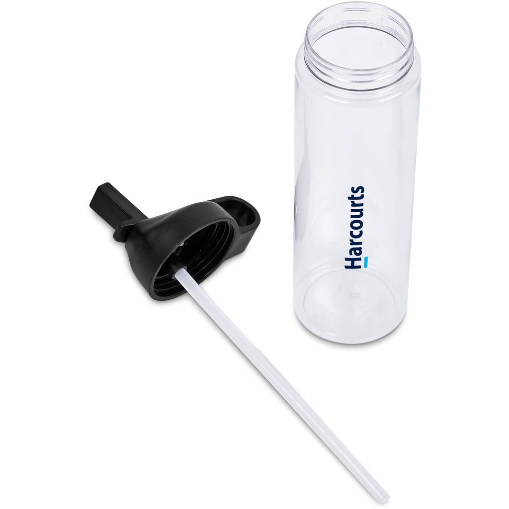 Valdivia Recycled PET Water Bottle-750ml BLACK - Bottles,Recycled Products,Recycled Drinkware,Drinkware