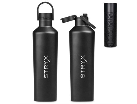Valerian Stainless Steel Vacuum Water Bottle - 750ml Black / BL
