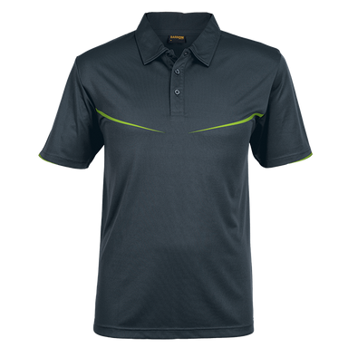 Vega Golfer Mens Charcoal/Lime / 3XL / Last Buy - Golf Shirts
