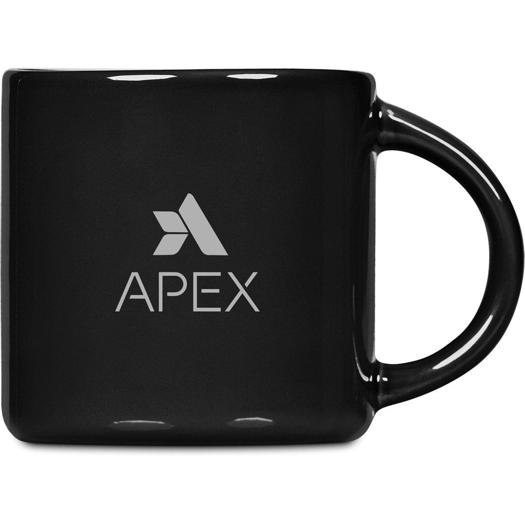 Vida Ceramic Coffee Mug – 350ml BLACK - Mugs,Drinkware