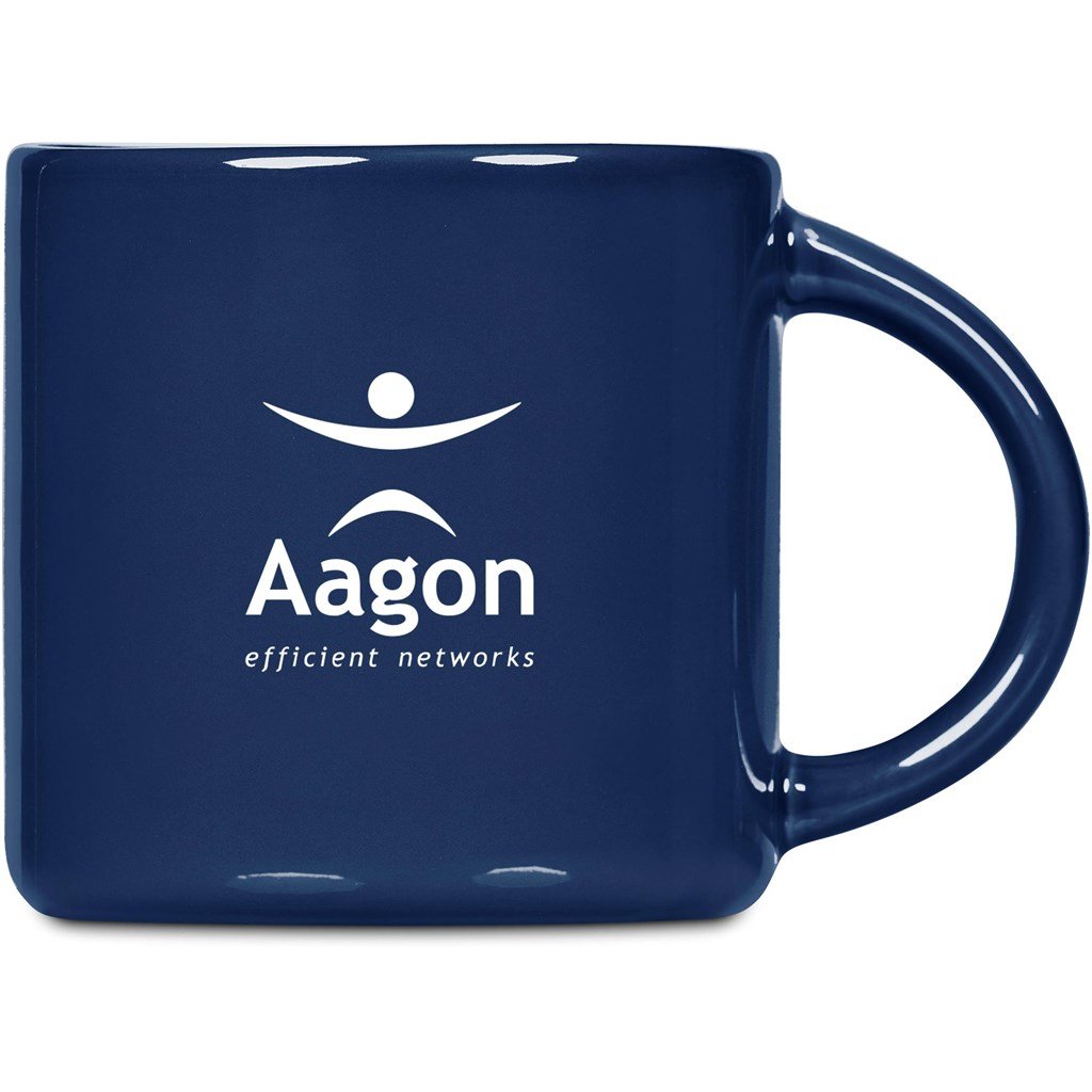 Vida Ceramic Coffee Mug – 350ml NAVY - Mugs,Drinkware