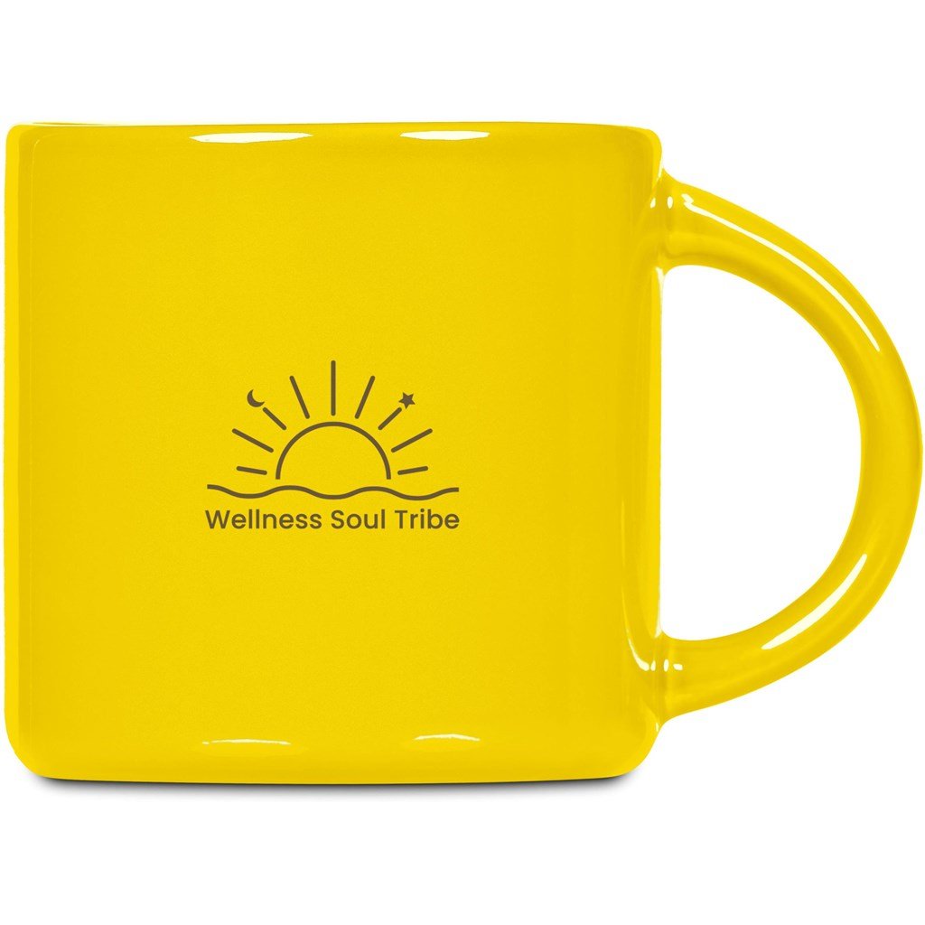 Vida Ceramic Coffee Mug – 350ml YELLOW - Mugs,Drinkware
