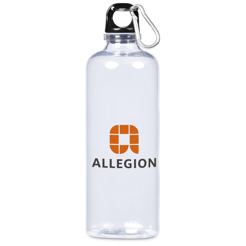 Vista Recycled PET Water Bottle - 600ml TRANSPARENT - Bottles,Recycled Products,Recycled Drinkware,Drinkware,Full-Wrap UV Bottles