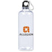 Vista Recycled PET Water Bottle - 600ml TRANSPARENT - Bottles,Recycled Products,Recycled Drinkware,Drinkware,Full-Wrap UV Bottles