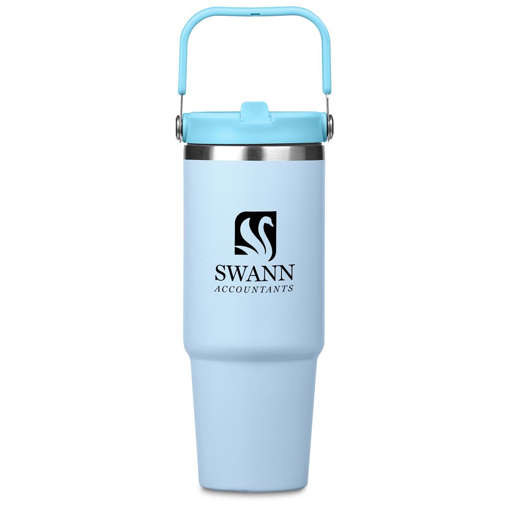 Waikiki Stainless Steel Vacuum Tumbler – 800ml LIGHT TURQUOISE - Travel Mugs and Tumblers,Drinkware