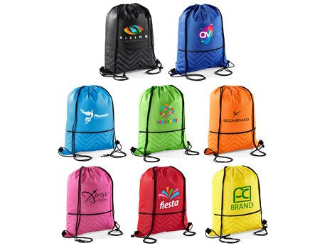 Waverly Non-Woven Drawstring Bag-