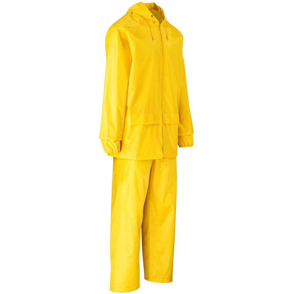 Weather Polyester and PVC Rain suit