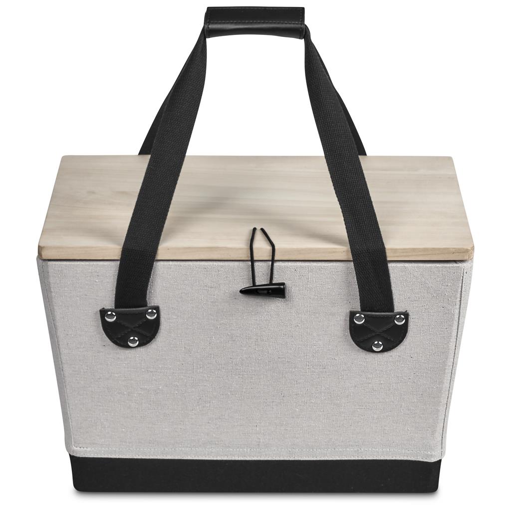 Willow 4-Person Picnic Basket BLACK - Picnic,Eco Ideas,Ideas for Summer,Ideas the Beach,Outdoor and Leisure