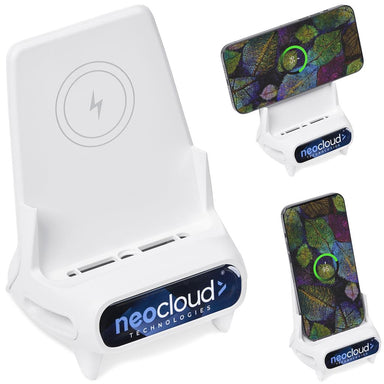 Wingback Wireless Charging Phone Stand SOLID WHITE - Chargers,Technology