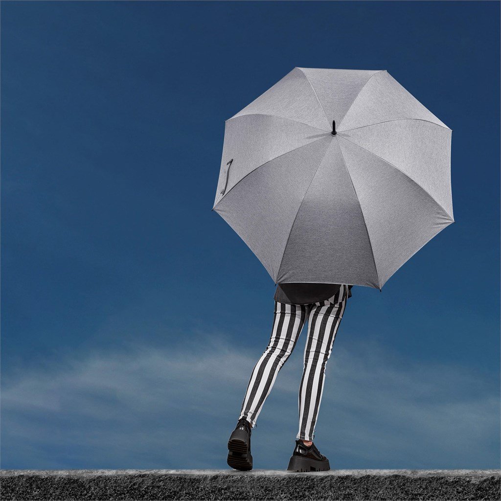 Wolseley Auto-Open Golf Umbrella GREY - Golf,Umbrellas,Golf Day Ideas,Umbrellas