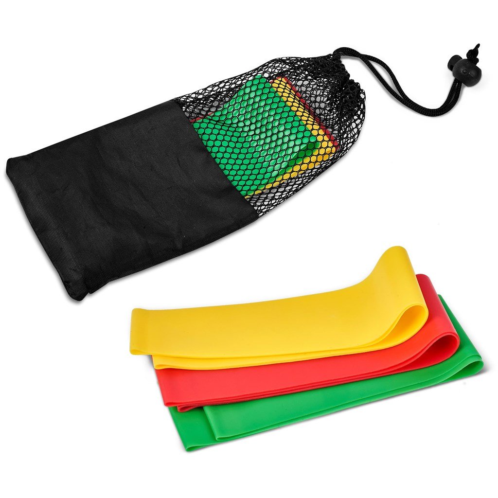 Workout Resistance Bands - Set Of 3 Black / BL