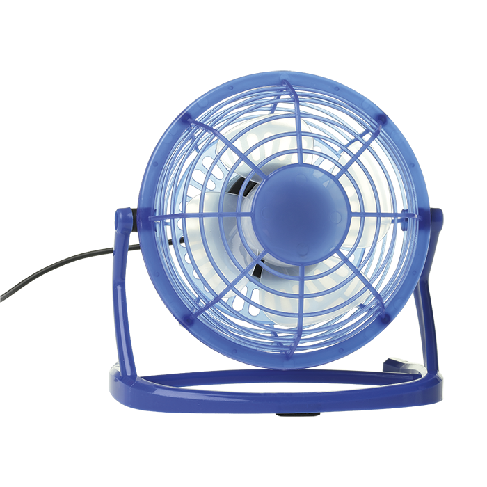 BD0100 - USB Desk Fan Blue / STD / Regular - Technology