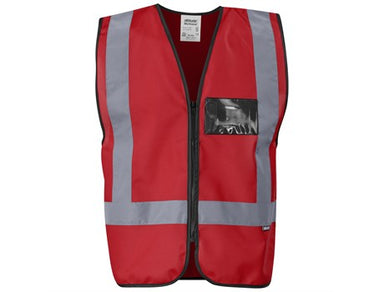 Direction En4 Hi-Viz Reflective Full Zip Vest-