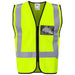 Direction En4 Hi-Viz Reflective Full Zip Vest-L-Yellow-Y