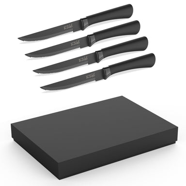 Dolan Steak Knife Set-Black-BL