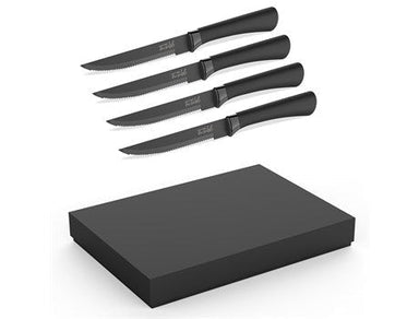 Dolan Steak Knife Set-Black-BL