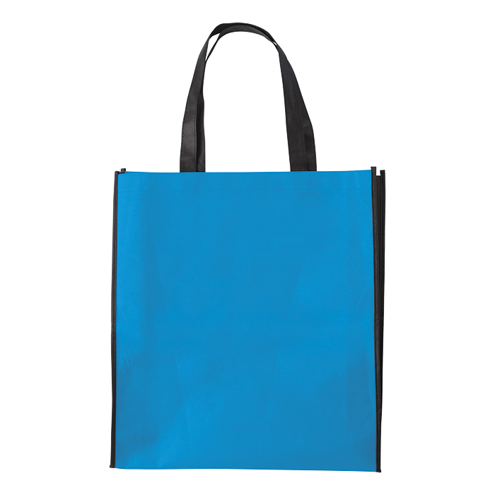 BB0972 - Duotone Non Woven Shopper Light Blue / STD / 