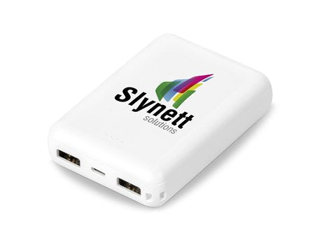 Dynamic 10000mAh Power Bank-Solid White-SW