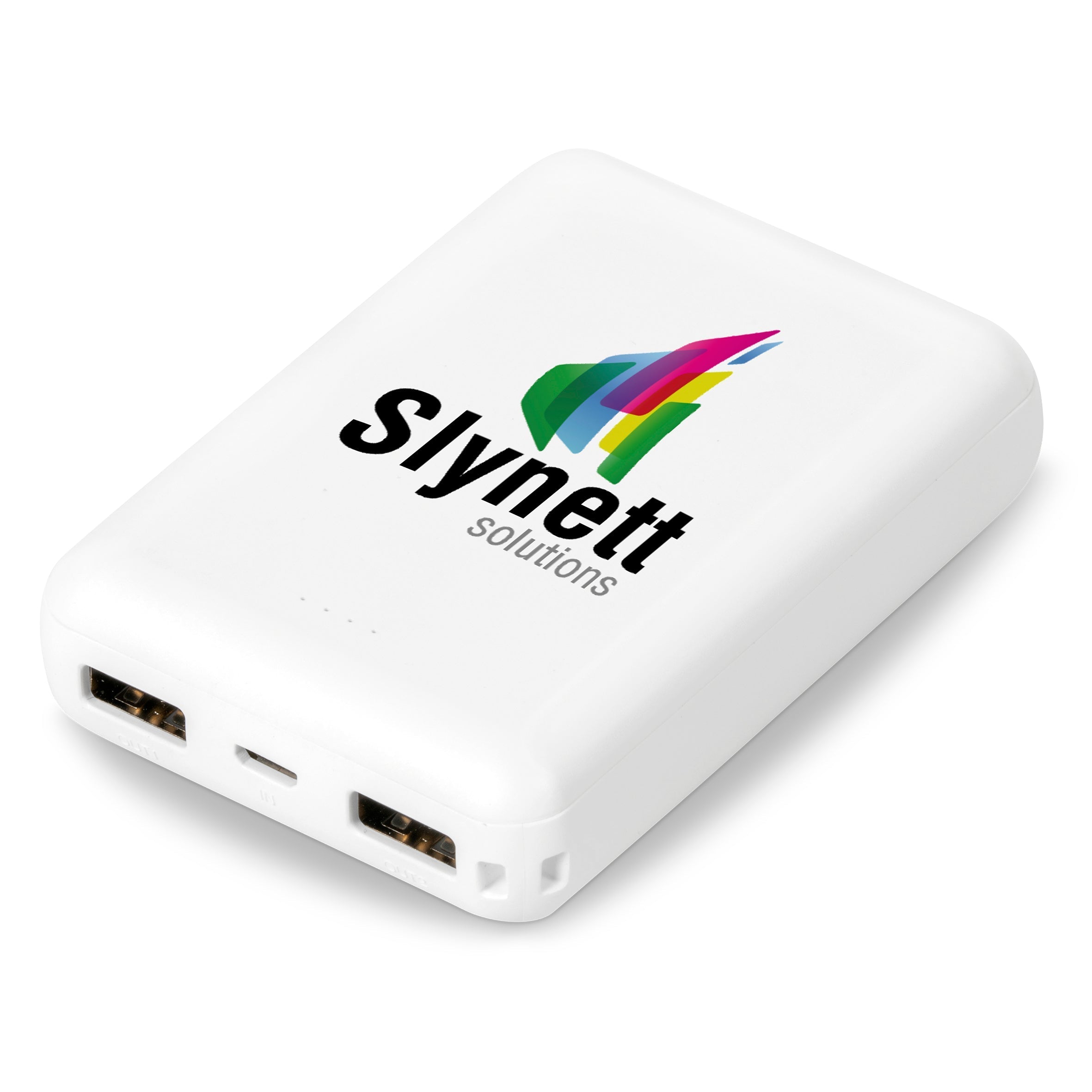 Dynamic 10000mAh Power Bank-Solid White-SW