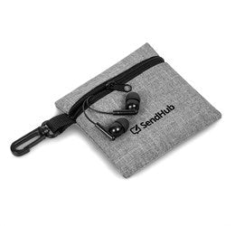 Echo Earbuds & Pouch-Black-BL