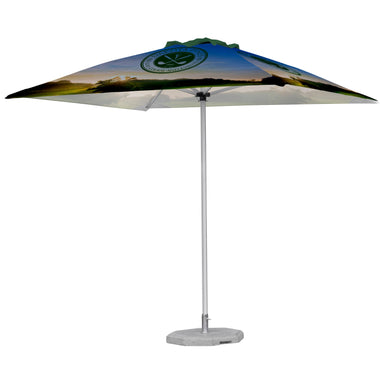 Fade Resistant Parasol Single Pole 3 x 3m - Parasols & Rain Umbrellas